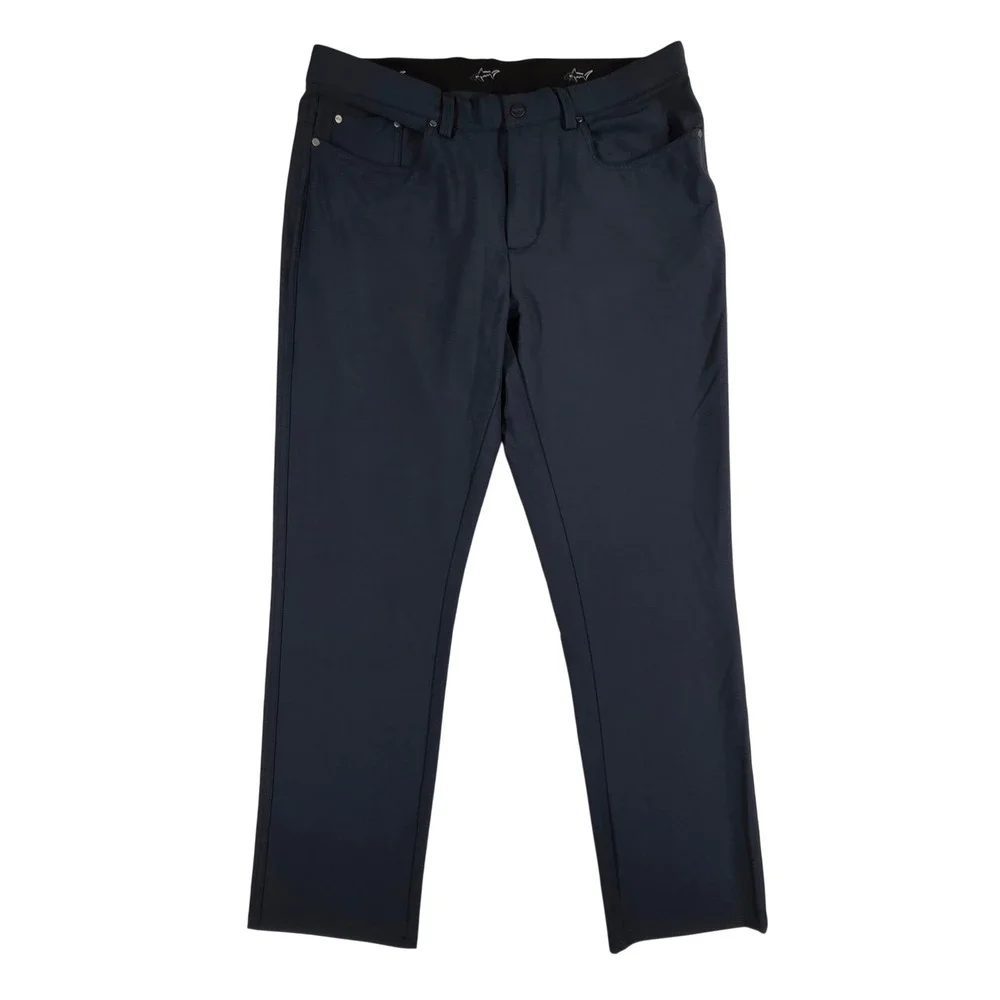 Greg Norman Collection Mens Navy Blue Golf Pants 32x29 Performance Stretch